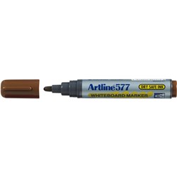 Artline 577 Brown Bullet Whiteboard Marker