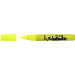 Texta Yellow 4.5mm Bullet Dry Wipe Liquid Chalk Marker