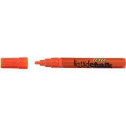 Texta Orange 4.5mm Bullet Dry Wipe Liquid Chalk Marker