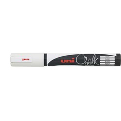 Uni Liquid Chalk 2.5mm White Bullet Tip Marker