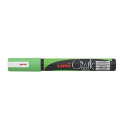 Uni Liquid Chalk 2.5mm Fluro Green Bullet Tip Marker