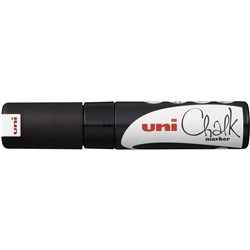 Uni Liquid Chalk 8mm Black Chisel Tip Marker