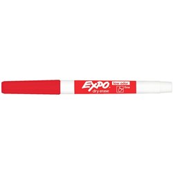 Expo Whiteboard Marker 1.4mm Fine Tip Red