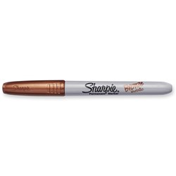 Sharpie Metallic Marker Fine Point Permanent Bronze