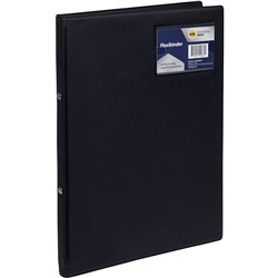 Marbig Black A4 2R 20mm Flexibinder