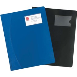 File Flat A4 Premier Management Solid Front Blue