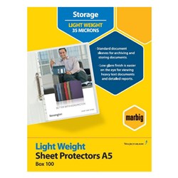 Marbig A5 Economy Copysafe Sheet Protector