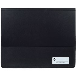 Marbig Black A4 Heavy Duty Polypick Wallet