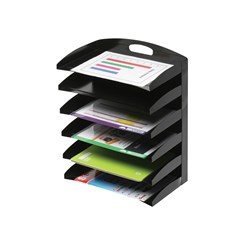 Desktop Organiser Marbig Metal Horizontal 6 Tier