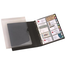 Business Card Book 500 Capacity With Case