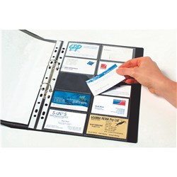 Marbig A4 Business Card Pockets
