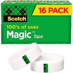 Scotch 810 19mmx25m Magic Tape Value Pack