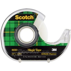 Scotch 810 19mmx33m Magic Tape With Dispenser