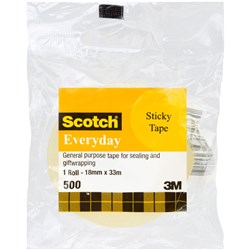 Scotch 502 18mmx33m Everyday Sticky Tape