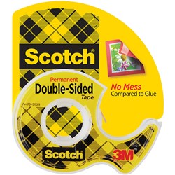 Scotch 136P 12.7mmx6.3m Double Sided Tape