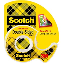 Tape Double Sided Scotch 137P 12.7mmx11.4M