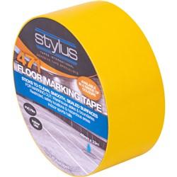Tape PVC Hazard Yellow