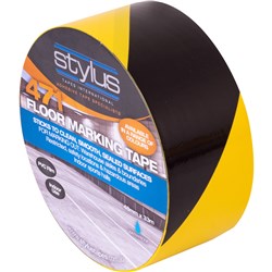 Safety Marking Tape Yellow/Black 48mmx33m