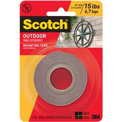 Scotch 4011 25.4mmx1.51m Exterior Mounting Tape