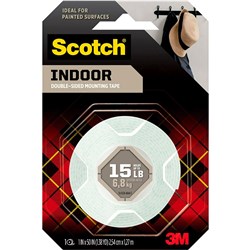 Scotch 114S 25mmx1.3m Indoor Double Sided Tape