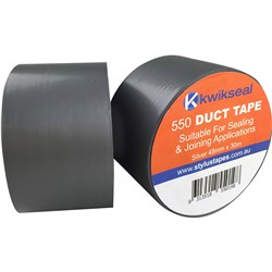 Stylus 550 Kwickseal 48mmx30m Silver PVC Duct Tape