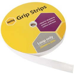 Velcro Marbig Grip Strip Loop Only 25mmx25M