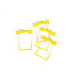 File Fastener Tubeclip Yellow