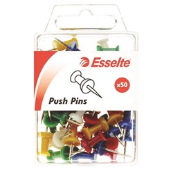 Pins Push Esselte Assorted
