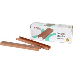 Rexel 56 26/6 6mm Copper Staples