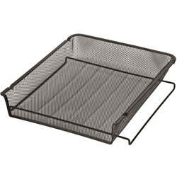 Tray Document A4 Mesh Front Load Black