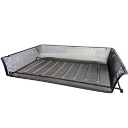 Tray Document A4 Mesh Side Load Black
