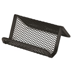 Business Card Holder Mesh Black