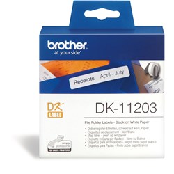 Label Brother File Folder 17mmx87mm