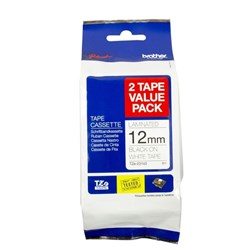 Brother P-Touch Tze-231 12mm Black/White Label Tape