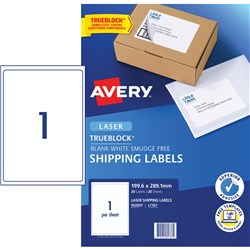 Avery L7167-20 199.6x289.1mm 1 P/page Laser Shipping Labels