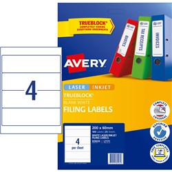 Label Laser Avery Lever Arch L7171-25 20