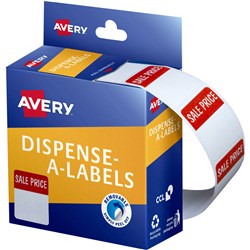 Label Avery Dispenser Pack Sale Price 24X32mm