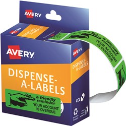 Avery Friendly Reminder 19x64mm Dispenser Pack Label