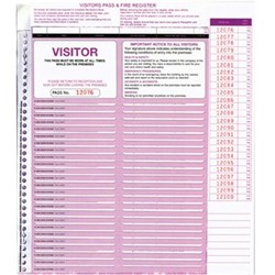 Refill Visitors Pass Register Zions