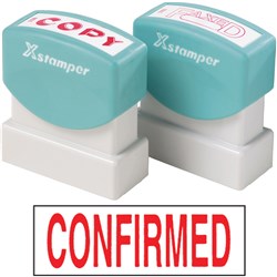 X-Stamper 1543 Confirmed Red Self Inking Stamp