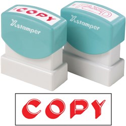 X-Stamper 1336 Copy Red Self Inking Stamp