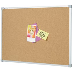 Corkboard Penrite Aluminium Frame 1500X900mm