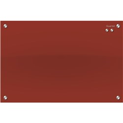 Glass Board Quartet Infinity 450X600mm Memo Red
