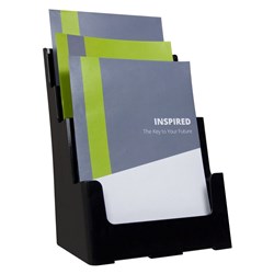 Brochure Holder Deflect-O A4 3 Tier Sustainable Office