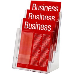 Esselte Brochure Holder A4 3-tier Free Standing
