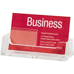 Business Card Holder Landscape Clear