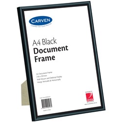 Frame Certificate A4 Black
