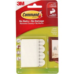 Command White 17202 Small Picture Hanging Strips