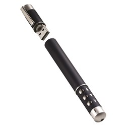 Nobo P2 Page & Point Silver/Black Laser Pointer