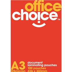 Office Choice A3 125 Micron Laminating Pouch